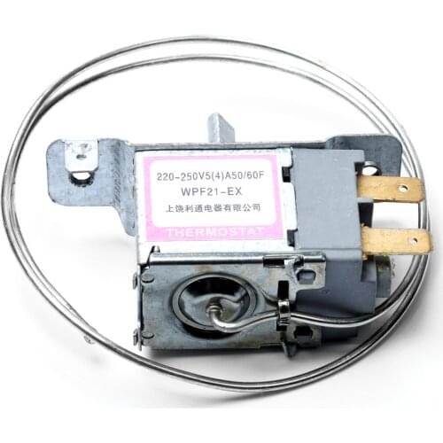 1pc Refrigerator Thermostat WPF21-EX 2 Pins Probe 50cm Freezer Temperature Controller Refrigerator Accessories