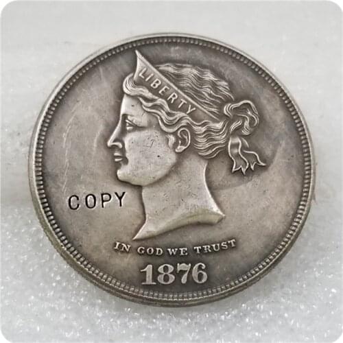 Type #2: USA 1876 $1 Sailor Head Dollar COPY