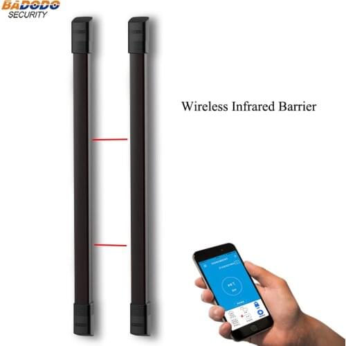 IP66 waterproof 2 beams wireless 433MHz Infrared barrier fence infrared beam Sensor detector 10m detect distance home security