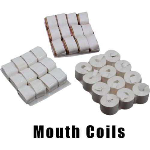 12pcs/set Magic Tricks Multi-colour Mouth Coils Paper Streamers from Mouth Magie Prop Magician Supplies Toys Game Tools Gimmicks