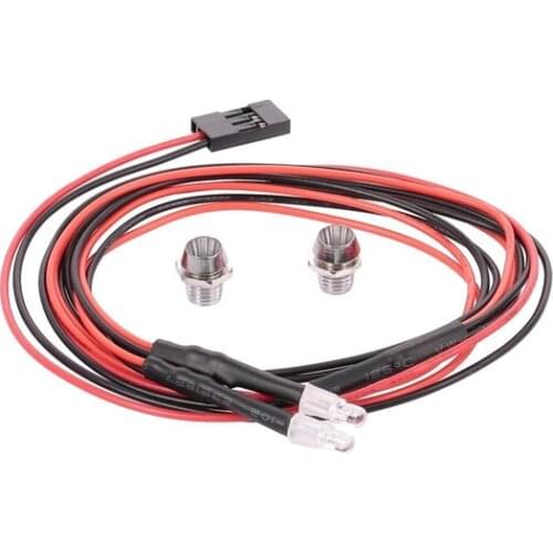 2 LED Light Rear Light Car Tail Light for WPL C14 C24 B14 B24 B16 B36 Q60 Q61 Q62 Q63 Q64 Q65 RC Truck