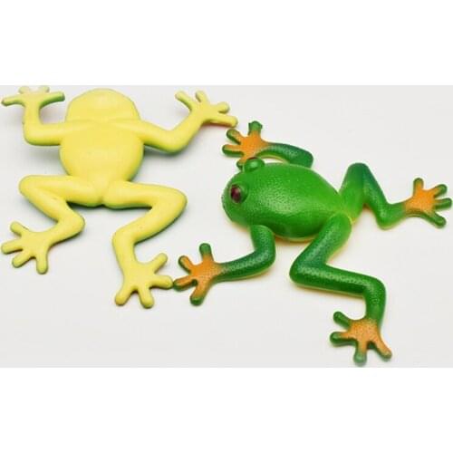 1PC Teaching Aid Novelty & Gag Toys Model Frog Toy for Kids Adults Realistic Frog Prop Set Prank Trick Toy Squeeze Pinch