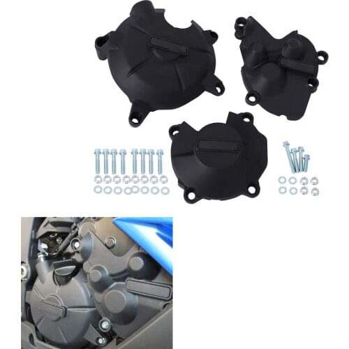 2007-2008 For Kawasaki NINJA ZX6R Engine Cover Set Clutch/Gearbox Protection Guard Pulse/Timing Case Alternator/Generator Cover