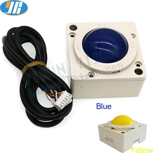 Arcade Trackball 2 inch 4.5cm Diameter LED Tracking ball mouse design for Classical Jamma 60 in 1 Gameboard
