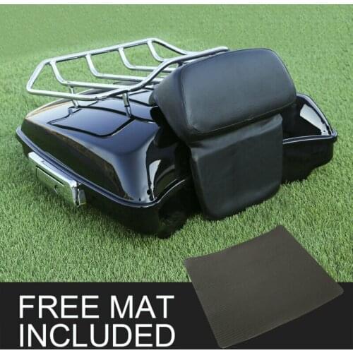 Razor Pack Trunk Luggage Backrest For Harley Tour Pak Touring Road King Street Road Glide Special FLHX FLT Models 2014-2020