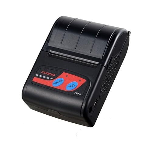Cashino PTP-II 58mm IP54 Industry ticket receipt print mini bluetooth printer for mobile