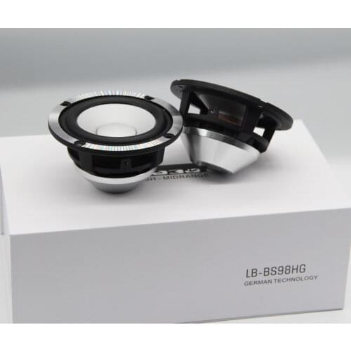 LABO 3.5" aluminum cone frame 150W output power 92dB Car audio speaker Midrange LB-BS98HG