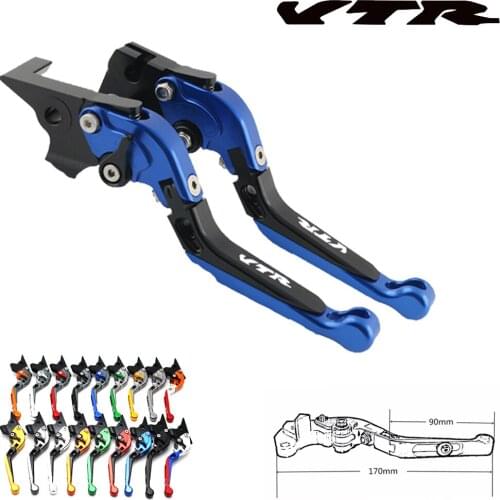 For Honda VTR1000F / FIRESTORM VTR 1000 F logo VTR 1998 1999 2000 2001 2002 2003 2004 2005 CNC motorcycle brake clutch lever
