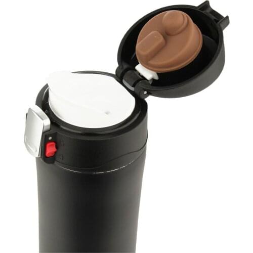 JFBL Hot 500ML Travel Mug Tea Coffee Water Vacuum Cup Thermos Bottle Stainless Steel Black