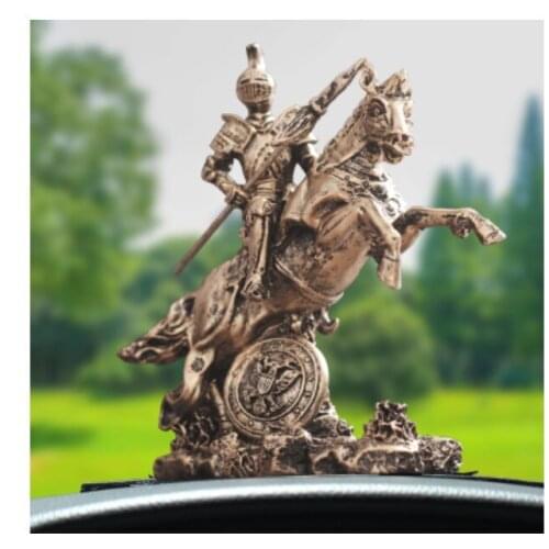 Classic Greek Spartan armor warrior creative interior design in interior of the male console security Crafts Arts decoration