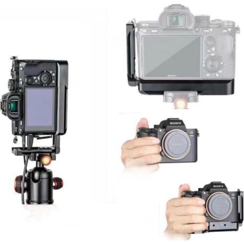 L-Bracket Tripod Monopod for Sony A7RIII A7III A7M3 Camera Accessories Tripod Monopods Quick Release Plate for Sony Plates