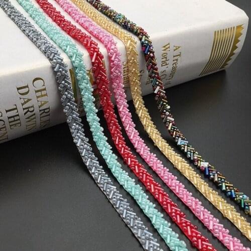15 yards DIY Lace Trim Embellishment Braid Flower Ribbon Sewing Craft Home Decoration
