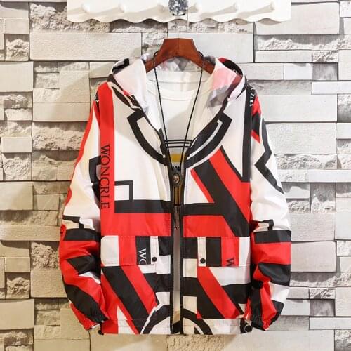 Jacket Men Spring 2019 New Jacket Mens Coat Streetwear Plus Size Men Clothes Windbreaker Man Hip Hop Bomber Jacket Casaco