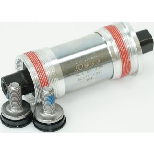 NECO B920AL Bottom Bracket BB68 square hole Single Speed Bicycle Axis BC1.37 * 24T 103 107.5 110.5 Waterproof for Fixed Gear