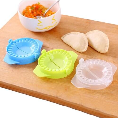 3pcs/lot Plastic DIY Dumpling Maker Mold Practical Commercial Dough Press Dumpling Pie Ravioli Mould Kitchen Pastry Baking Tools