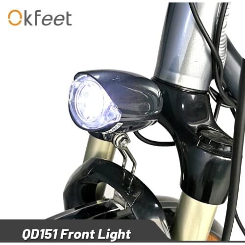 Okfeet Wuxing Star Union Headlight 36V 48V Electrical Bicycle Conversion Kit Waterproof Front Light Headlight with Horn Function