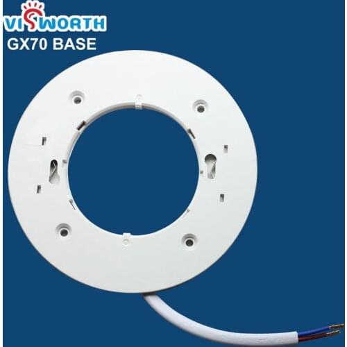 VisWorth Wholesale (6Pieces/Lot) GX70 Lamp Holder Material With Wire GX70 Led Holder for GX70 Led Light