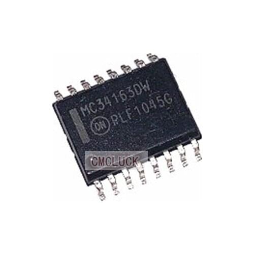 5PCS MC34163DW SOP16 3.4A 7.2mm transform voltage stabilizer switch ON