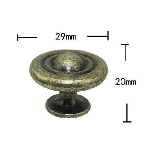 Antique Furniture Handle Cabinet Knobs Handles Jewelry Box Drawer Cupboard Alloy Pull Handles Vintage Furniture Fittings,29*20mm