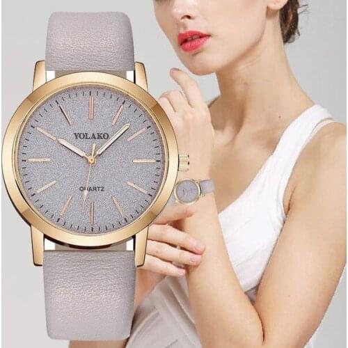 Dropshipping 2020 best selling Products New Casual Fashion Leather Watches For Women Ladies Top Brands Relogio feminino Montre