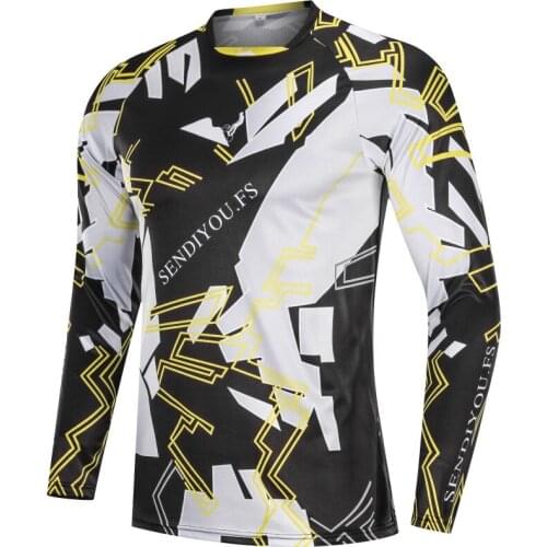 F2018OX Mens Summer Pro Team 100% Long Sleeve Motocross Jersey MX MTB Cycling Clothing BMX DH Motocross Racing Downhill jersey