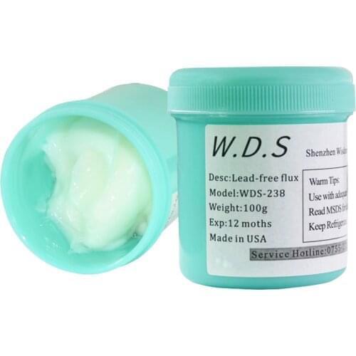 100g WDS238 BGA PCB Flux Paste No-Clean Solder / SMD Soldering Paste Flux Grease Flux