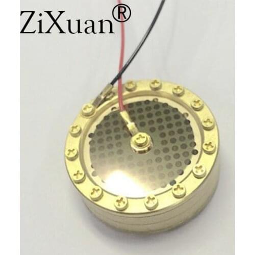 34mm high quality pure gold coated capacitive recording studio microphone large diaphragm head microphone microphone head