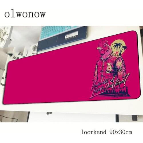 Hotline Miami mousepad 900x300x2mm thick gaming mouse pad gamer mat locked edge game computer desk padmouse keyboard play mats