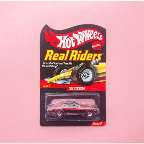 Hot wheels 1/64 RLC 68 cougar real riders Collection Metal Die-cast Simulation Model Toys