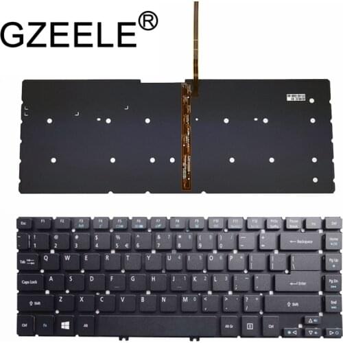 GZEELE NEW US Laptop Keyboard for ACER ASPIRE R7 R7-572 R7-572G R7-571 R7-571G MS2317 US Keyboard Backlit