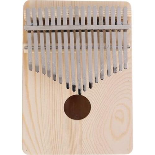 17 Key Kalimba Thumb Finger Piano Wooden Musical Instruments for Beginners Musical gift With Learning Book Tune Hammer