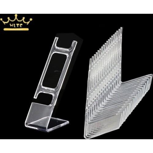 Watch Support Watch Bracket Shelf Props Transparent L-shaped Acrylic Watch Display Frame 20pcs/Lot