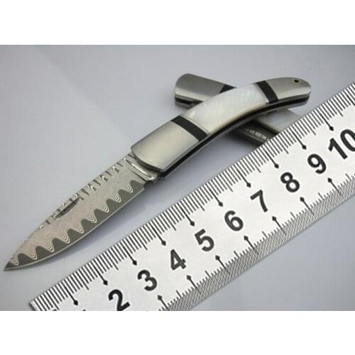 Folding knife camping hunting knife outdoor camping self-defense cutter exquisite practical collection knife fruit knife EDC