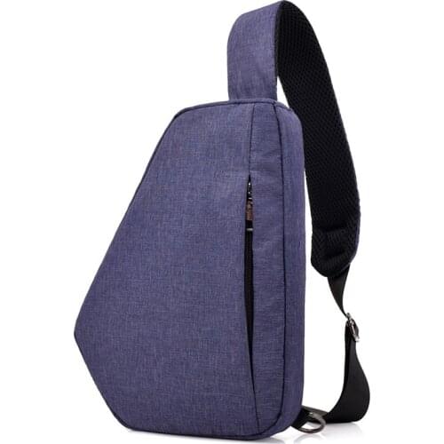 Mens Left and Right Chest Bags Waterproof Small messenger bags Leisure Travel Lightweight Multifunctional Shoulder Bag