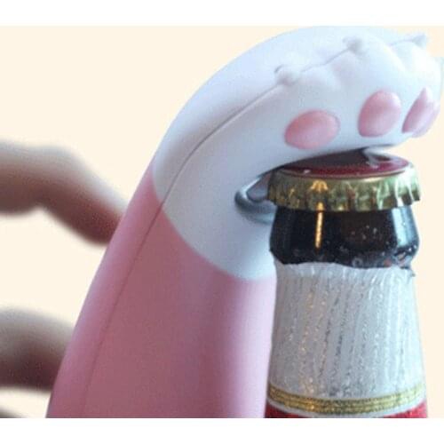 1pc Cute Cat Paw Bottle Beer Opener Creative Opener Tools Bar Drinking Accessories Home Kitchen Party Bottle Beer Opener