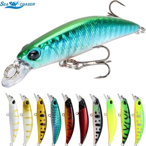 1pcs Fishing Lure Minnow Crankbait 65mm 4g Isca Artficial Hard Bait Fishing Wobblers Bass Pike Fish Carp Fishing