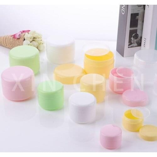 10Pcs Empty Makeup Jar Refillable Sample Bottles Travel Face Cream Lotion Pot Cosmetic Container Packaging 10g 20g 30g 50g 100g