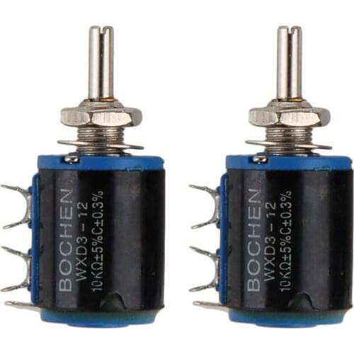 2Pcs WXD3-12 10K Precision Multi Shift Potentiometer