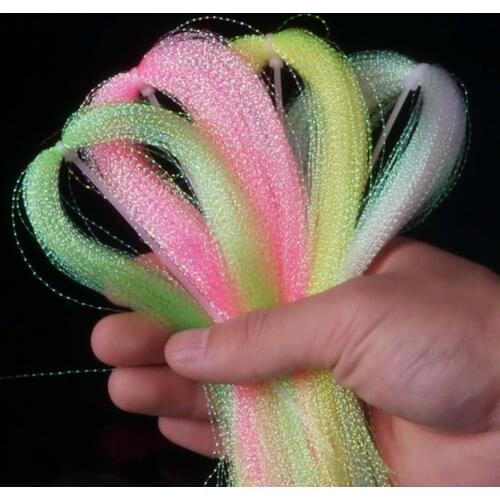 200pcs/bag Crystal Flash Fly Tying Material Holographic Colorful Silk Bait Line durable practical convenient fishing Accessorie