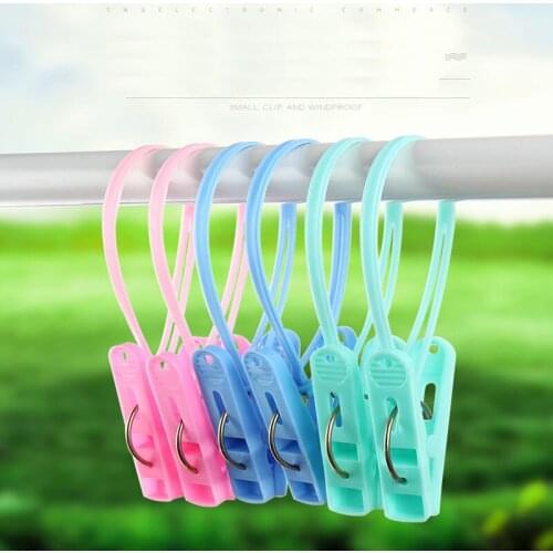 36pcs/lot Household plastic wind - proof strength clamp clothes clamp drying clip