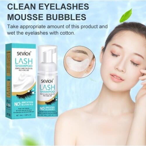 50ML Eyelash Shampoo Foam Delicate And Gentle Cleansing Mousse Remover Does Not Irritate Eyelashes Cleanser Cleanser TSLM1