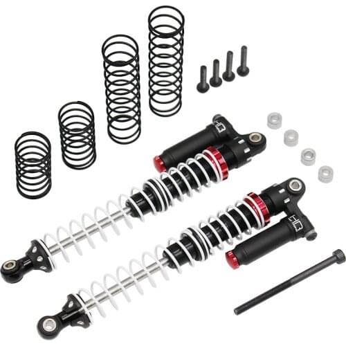 Aluminum 110mm 100mm piggyback negative pressure shock with adjustable rebound for crawler car