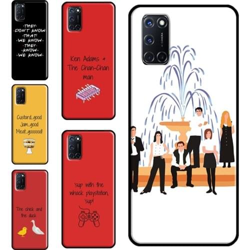 Friends TV Show Quotes Case For OPPO Find X3 Pro F5 A1K A3S A5S A15 A52 A72 A83 A91 A93 A5 A9 A31 A53 2020 Cover