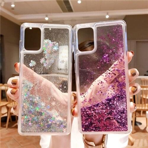 Liquid Quicksand Case For Samsung Galaxy A51 A71 S8 S9 Plus S10 S20 Ultra A20E A30 A50 A70 J5 J7 A5 2017 Dynamic Glitter Cover