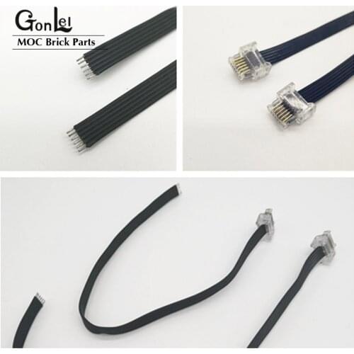 5Pcs POWER FUNCTIONS SERIES THE WEDO 2.0 CRYSTAL CONNECTOR CABLE BUILDING BLOCKS COMPATIBLE WITH MOC CLASSIC ROBOTICS TOYS