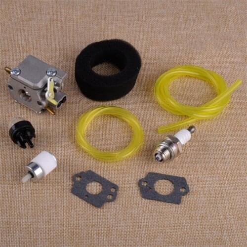 LETAOSK New 9pcs Carburetor Air Fuel Tune Up Kit Fit For Bolens BL410 BL100 BL150 BL250 String Trimmer