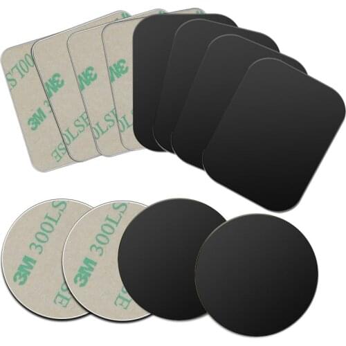 5pcs/1pc/lot Metal Plate Disk For Magnet Car Phone Holder iron Sheet Sticker For Magnetic Mobile Phone Holder Car Stand Mount