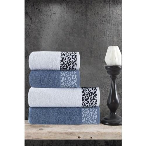 4lü Towel Set MADE IN TURKİYE