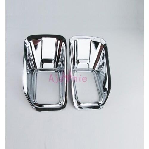 Front Reflector Fog Light Lamp Cover Sticker Decoration Moulding Trim Car Styling 2015 2016 2017 2018 For Ford F150 Accessories