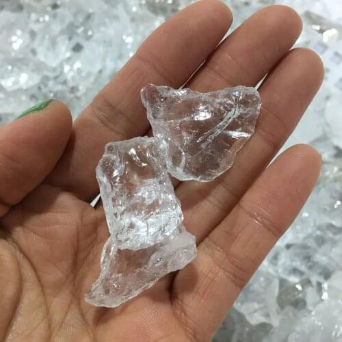 Natural Mineral White Quartz Crystal Stone Rock Chips Specimen Healing collection natural crystal fish tank stone